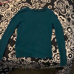 A blue long sleeve shirt!!